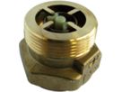 Schwerkraftumlaufsperre Typ TS 23 S+S DN 25 1" L= 40 mm D= R11/2" SW 55 - Ticom Therm-Stop