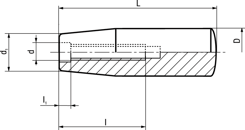 Griffe Elesa® I.280 BN14271 21803I.280/65-M12 - Bossard Schrauben