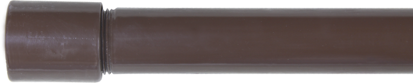 Schneefangrohr braun besch. 3/4" a 6 m mit Gewinde und Muffe Art.669.016 - Kupfer Spenglereihalbfabrikate