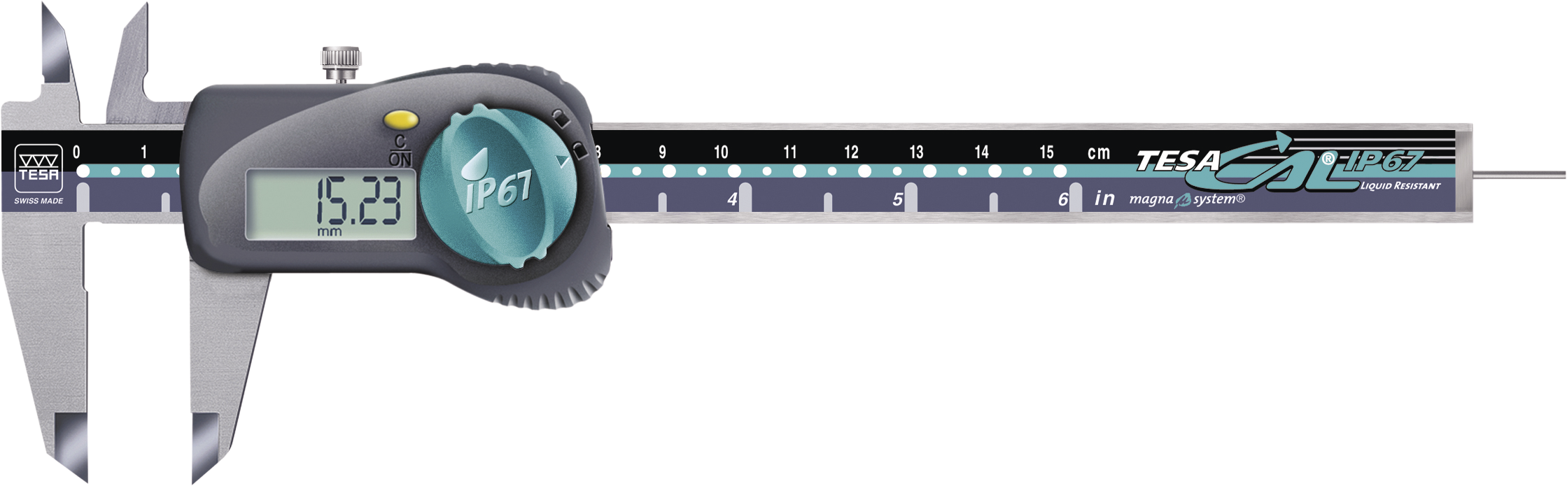 VOGEL Digital-Messschieber IP67 L= 150mm/0.01mm, INOX - Längenmessen