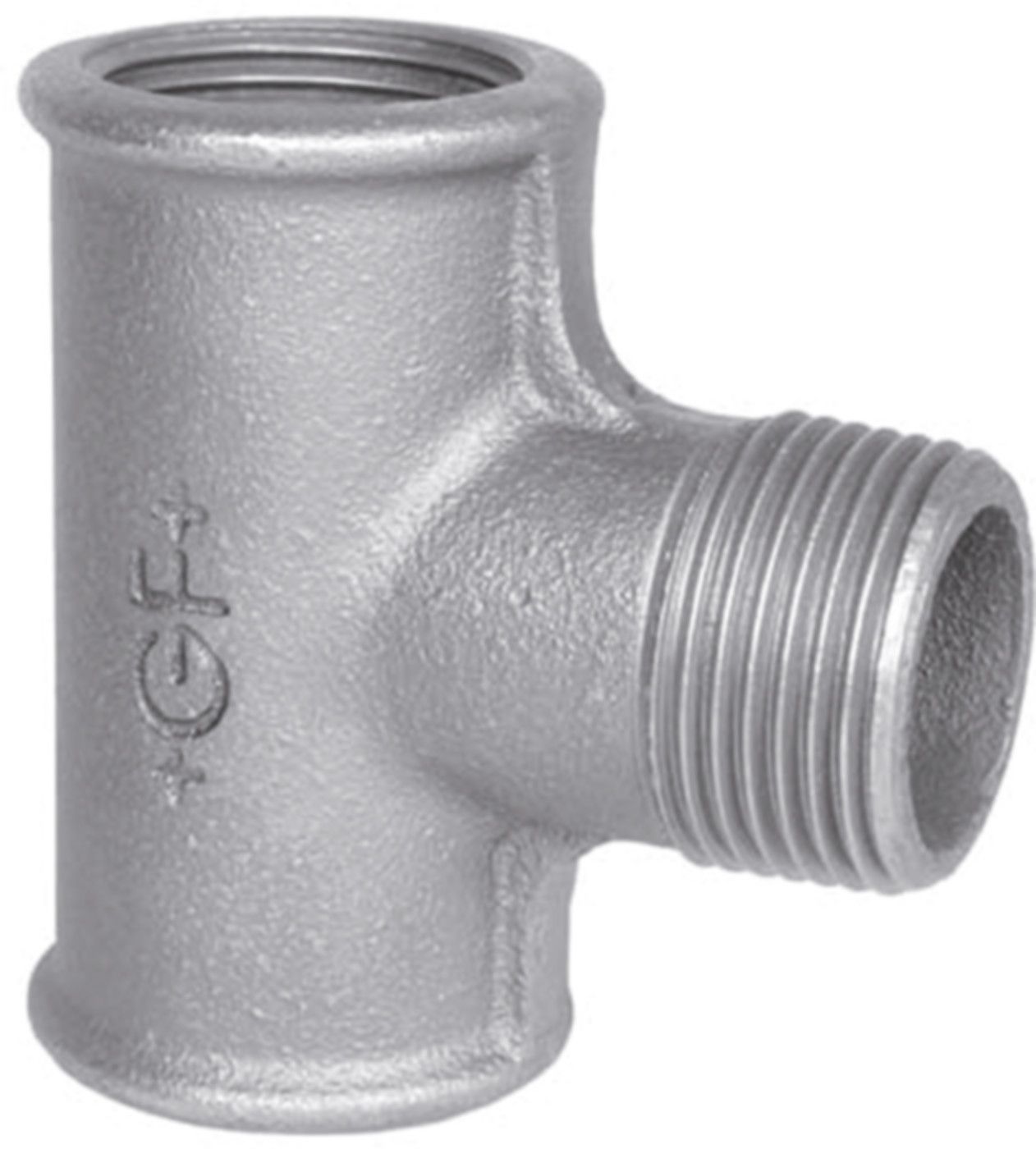 T-Stück 133 S 1" 770 133 106 - GF schw. Tempergussfittings