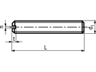 Gew-Stift Schlitz+Kegelk St vzb BN427 DIN551 M16x16 - Bossard Schrauben