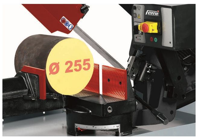 FEMI Bandsäge N276 DA XL 400V , 1.3 kW , Schraubstocköffnung 265mm - Sägen