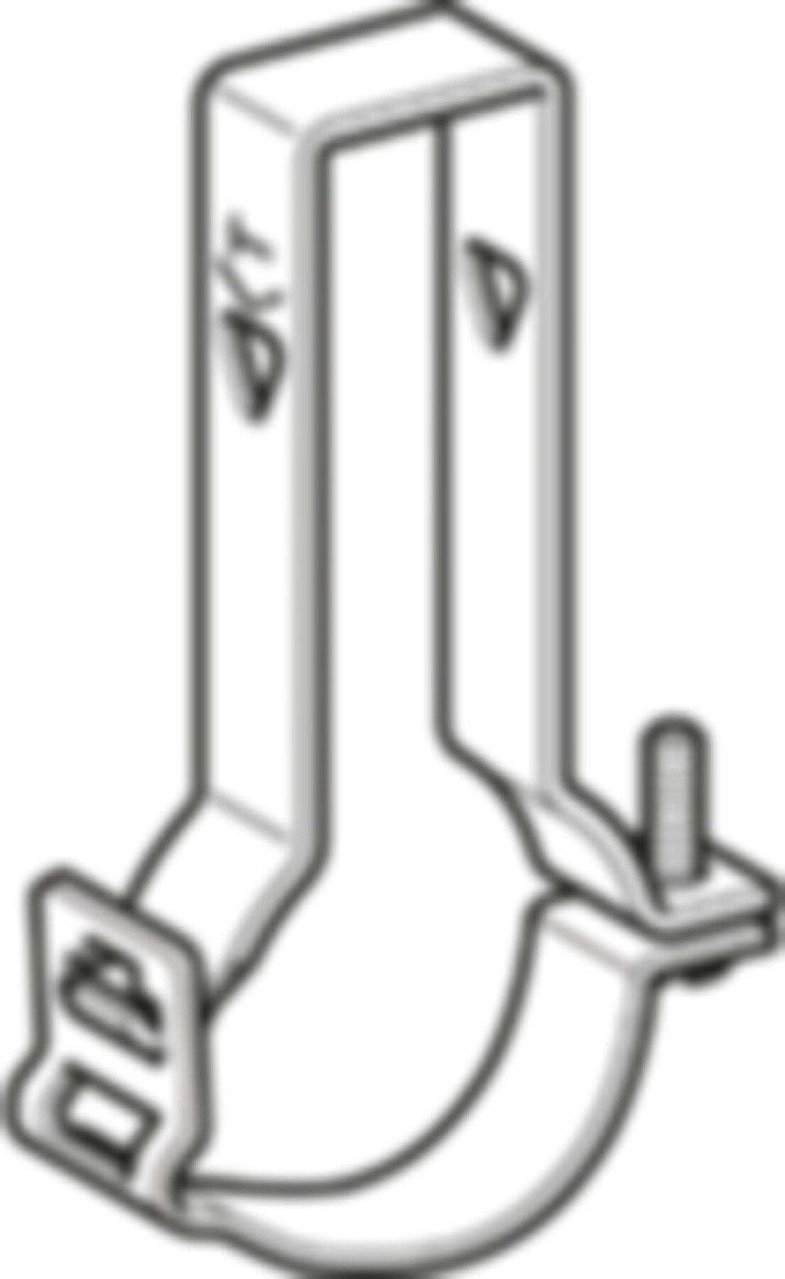 Pluvia Rohrschelle d 63mm 364.861.00.1 - Geberit-Dachentwässerung