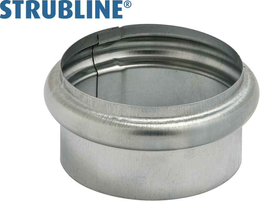 Einfachwulsten 75 mm 293 "Strubline" - Zink Spenglereihalbfabrikate