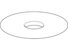 Flansch 31 x 2cm 388.137.00.1 für Bodenablauf Varino steckbar 10x10cm - Geberit-PE-Formstücke