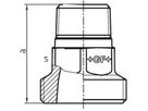 Einschraubteil 376 V 11/2"- G 21/4" 770 376 209 - GF verz. Tempergussfittings