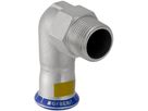 Übergangswinkel 90° m/AG 35mm-5/4" 34153 - Mapress-Gas-Formstücke