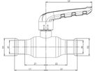 Press-Kugelhahnen kurze Spindel Fullflow BF101001 DN 15 / 18mm - Ballofix/Broen-Armaturen