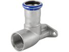 Anschlusswinkel 90° m/IG 22 x 3/4" 33427 mit Wandabstandflansch - Mapress-Sanitär-Presssystem-Formstücke