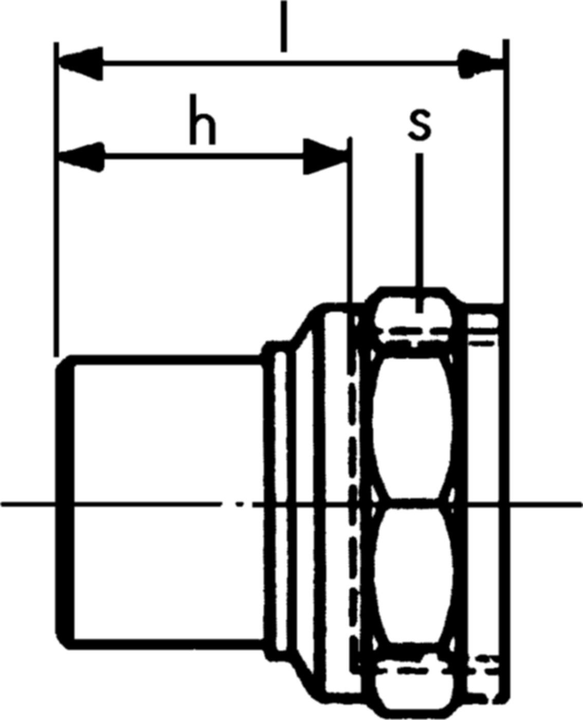 Löt-Übergang IG 7276 12- 3/8" 767 276 017 - GF Lötfittings