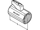 Kugelhahnen mit Griff Ballofix-R 1/2 - Ballofix/Broen-Armaturen