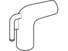 Tauchbogen d 135/150mm 388.000.16.1 - Geberit-PE-Formstücke