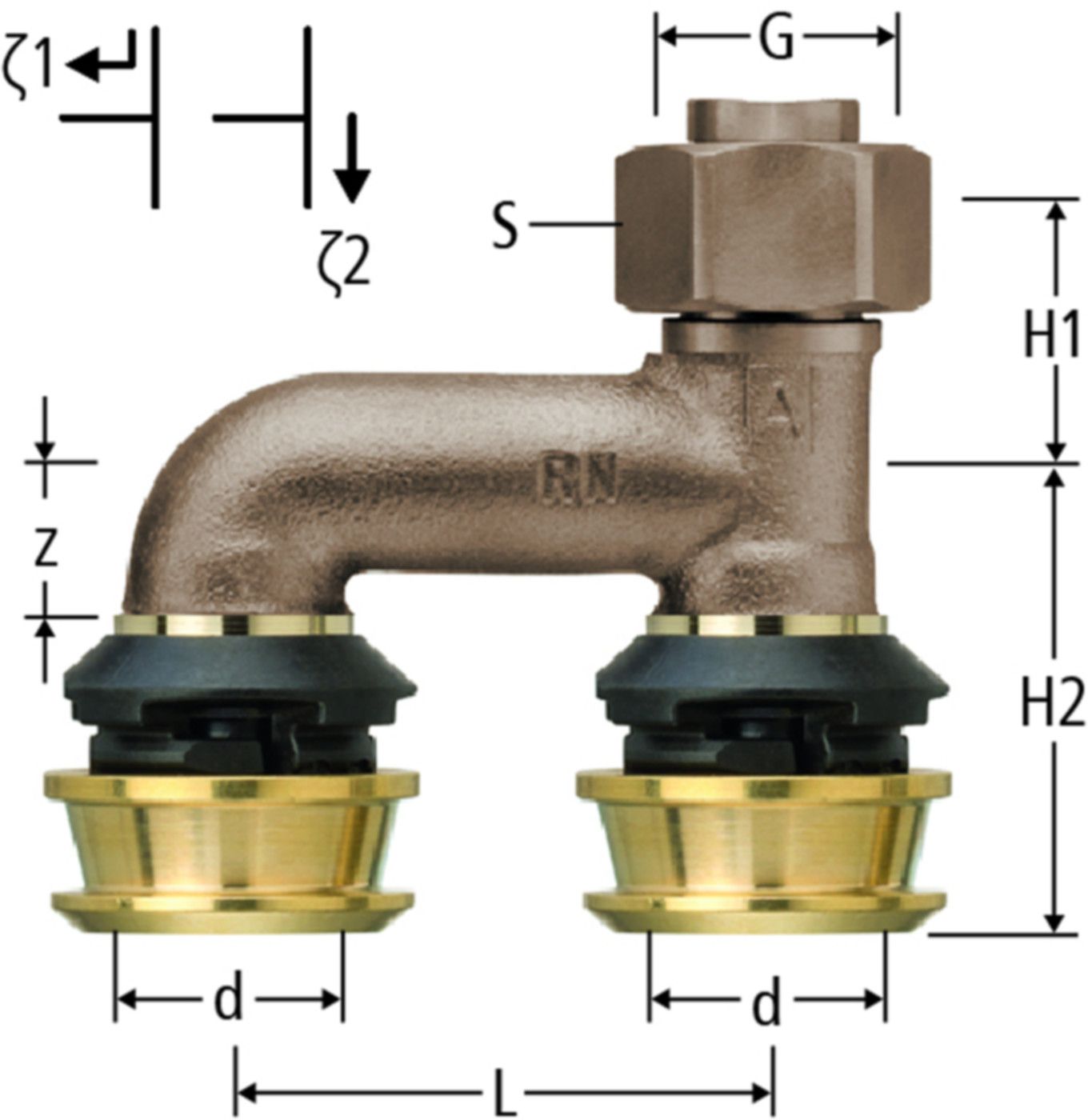 Erweiterungs-Verteilstücke NUSSBAUM Optiflex-Flowpress