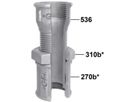 Langgewinde-M. 537 V 11/4" kompl. 770 537 207 - GF verz. Tempergussfittings