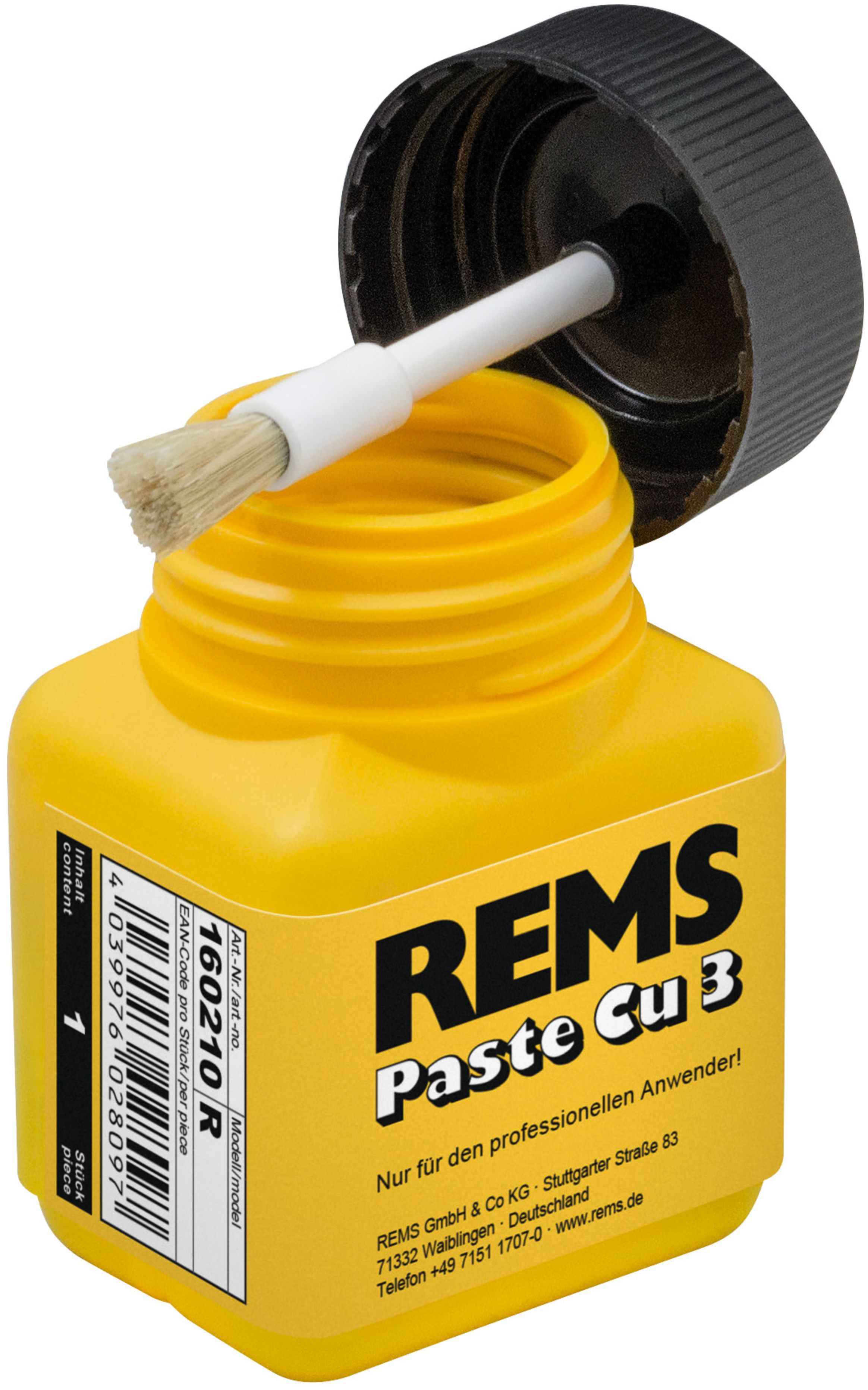REMS Weichlotpaste-Pulver, Paste Cu 3 160210, Dose à 250g (Bleifrei) - Sanitärwerkzeuge