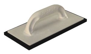 Reibscheibe, mit Moosgummi L= 280mm, B= 140mm, mit Kunststoffgriff - Bauwerkzeuge