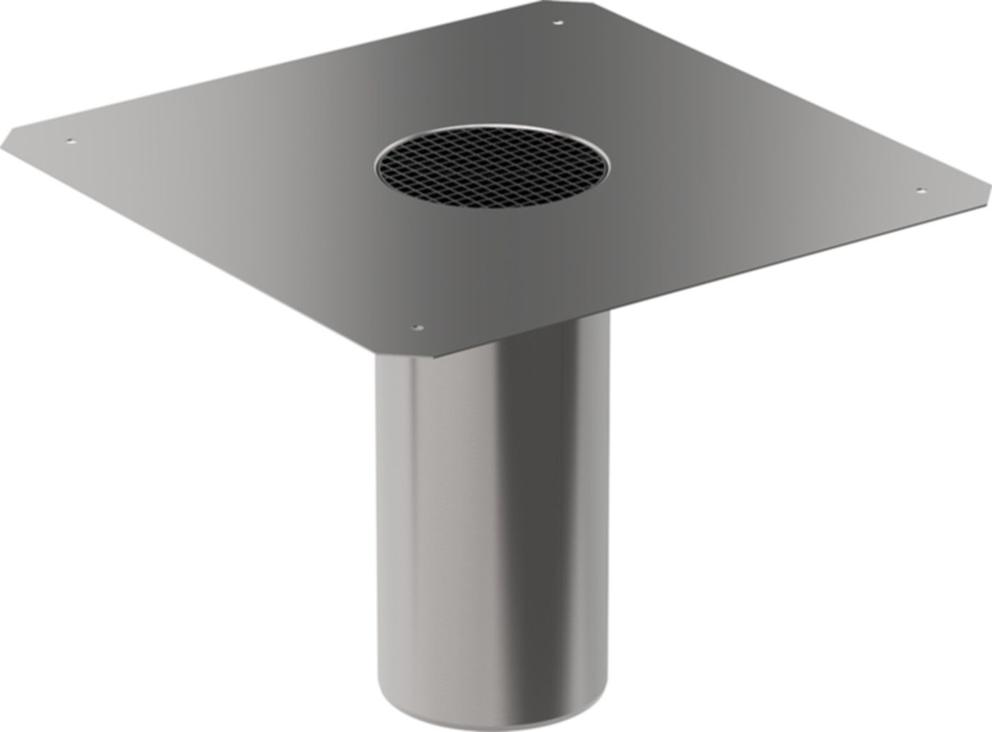 Flansch Edelstahl begehbar 388.103.00.1 - Geberit-PE-Formstücke