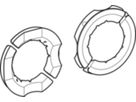 Einsatzbacken 75 mm 359.056.00.1 zu Aufspannplatten 110 mm - Geberit Werkzeuge und Zubehör
