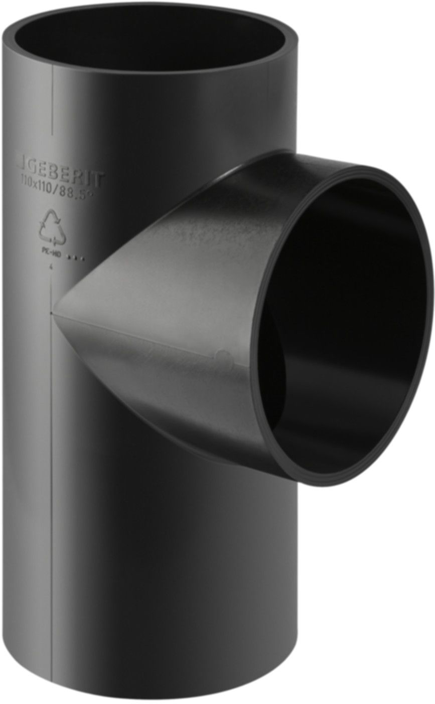 Abzweig 88,5° d 90/ 50mm 366.162.16.1 - Geberit-PE-Formstücke