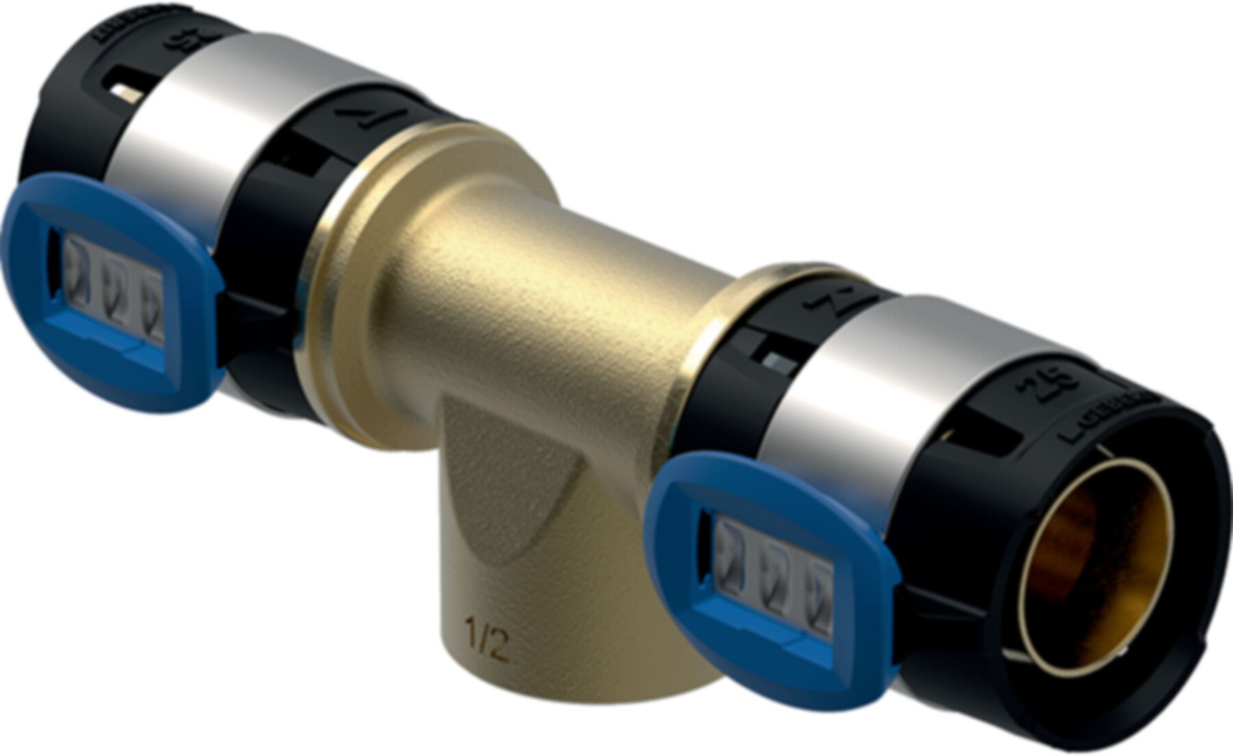 T-Stück m/IG 50mm- 3/4"-50mm 620.165.00.1 - Geberit FlowFit-Rohre/Formstücke