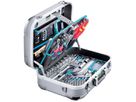 TECHNOCRAFT ABS-Werkzeugkoffer Pro Chrome 185 1/4"+1/2" , PB + Knipex , 185 tlg. - Werkzeugkoffer,Sortimentskoffer,Behälter