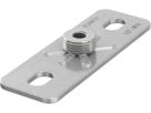 Grundplatten verz. 2-Loch M 12 120 x 40 mm 39434 - Rohrschellen-Zubehör