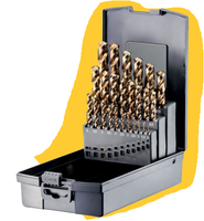 FORTEC Spiralbohrersatz, 70-tlg. HSSE-Co5 DIN338, Typ UNI - Bohren