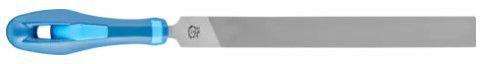 Feile Flachstumpf, mit Heft PF 1112, L= 150mm, Hieb 2 (Halbschlicht) - Feilen, Bürsten