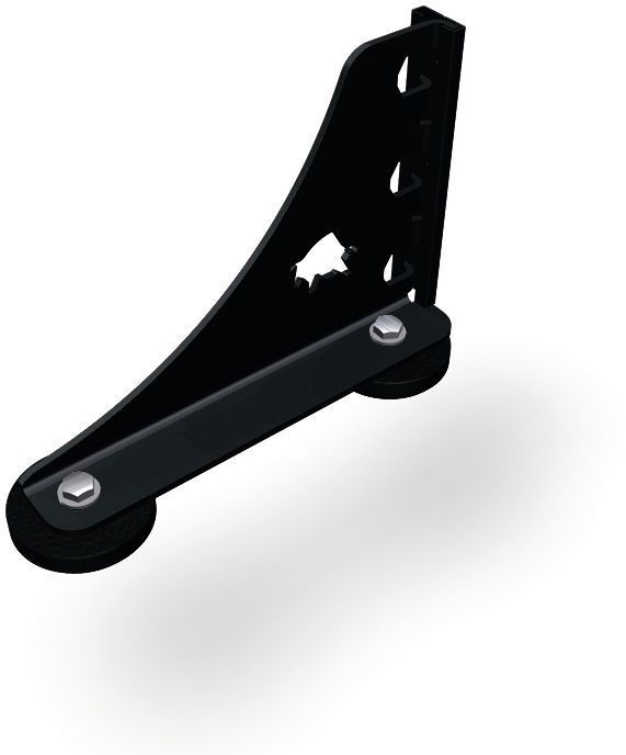 PREFA Haken für Schneerechensystem 03 P.10 Schwarz VE 2 Stk. 120188 - PREFA Dachsysteme