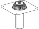 Dachwassereinlauf Set 90mm 358.024.00.1 mit Anschlussblech und Dampfsperrenanschluss - Geberit-Dachentwässerung
