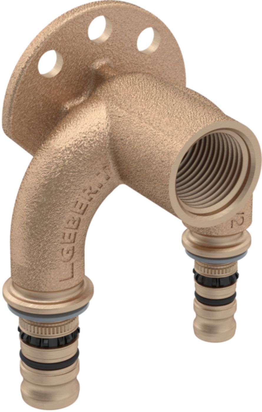 Doppelanschlusswinkel 90° 1/2"-20-26mm 603.274.00.5 - Geberit-Mepla-Formstücke
