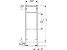Element für Stütz- und Haltegriffe Typ 112 111.790.00.2 - Geberit-Duofix