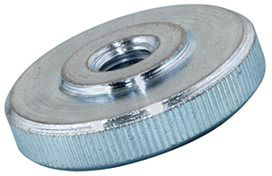 217 Flache Rändelmuttern
