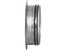 Stutzen 90° m/Bord 125mm ILU-V - Spiralfalzrohre und Zubehör System Safe