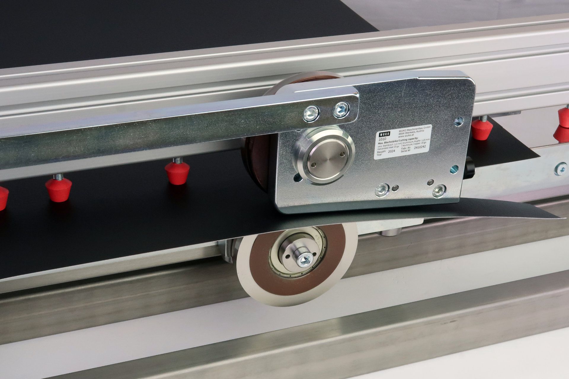 WUKO Rollenblechschere 1010 L=1 m , Ideal für die Baustelle , inkl. Meterzähle - Spenglerwerkzeuge