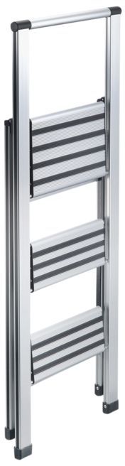 TECHNOCRAFT Alu-Klappleiter 3 Stufen, 1265x440x54mm, max 150kg - Garten