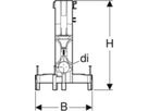 Rohrbogenstütze nach oben 14/16/20mm 651.430.00.1 - Geberit-Push Fit-Formstücke