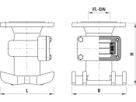 Anbohr-Sperrschelle mit Flansch 3680 DN 150-500/80 - Hawle Hausanschluss- und Anbohrarmaturen