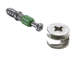 Hettich Verbindungsbeschlägeset Rastex 15 Zinkdruckguss, verzinkt, 20mm, à 8 Stk - Diverse Möbelbeschläge und Zubehör