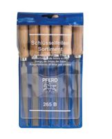 Schlüsselfeilen-Set, mit Holzheft 265 B, L= 100mm, Hieb 2 (Halbschlicht) - Feilen, Bürsten