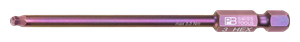 PB Innensechskant-Bit, GR. 3 E 6,3 (1/4"), mit Kugelkopf, Winkel bis 22° - Steck- und Drehmomentschlüssel