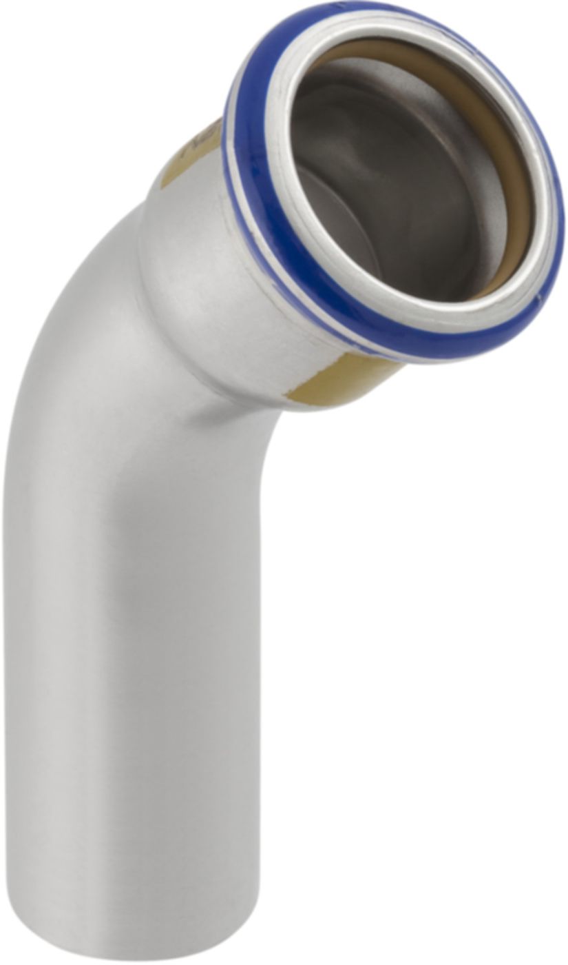Bogen 45° m/Steckende 76.1mm 34450 - Mapress-Gas-Supersize-Formstücke