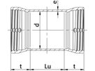 SM-Schlaufe Typ U DN 125 - Wild Schraubmuffenformstücke