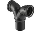 Wandklosett-Doppelbogen 180° d 90/ 90mm 308.923.14.1 - Geberit-PE-Silent-Formstücke