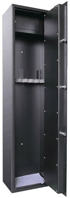 Waffenschrank mit Elektronikschloss VT-WF 5 E,Innentresor +5 Waffenhalterung - Möbeltresore