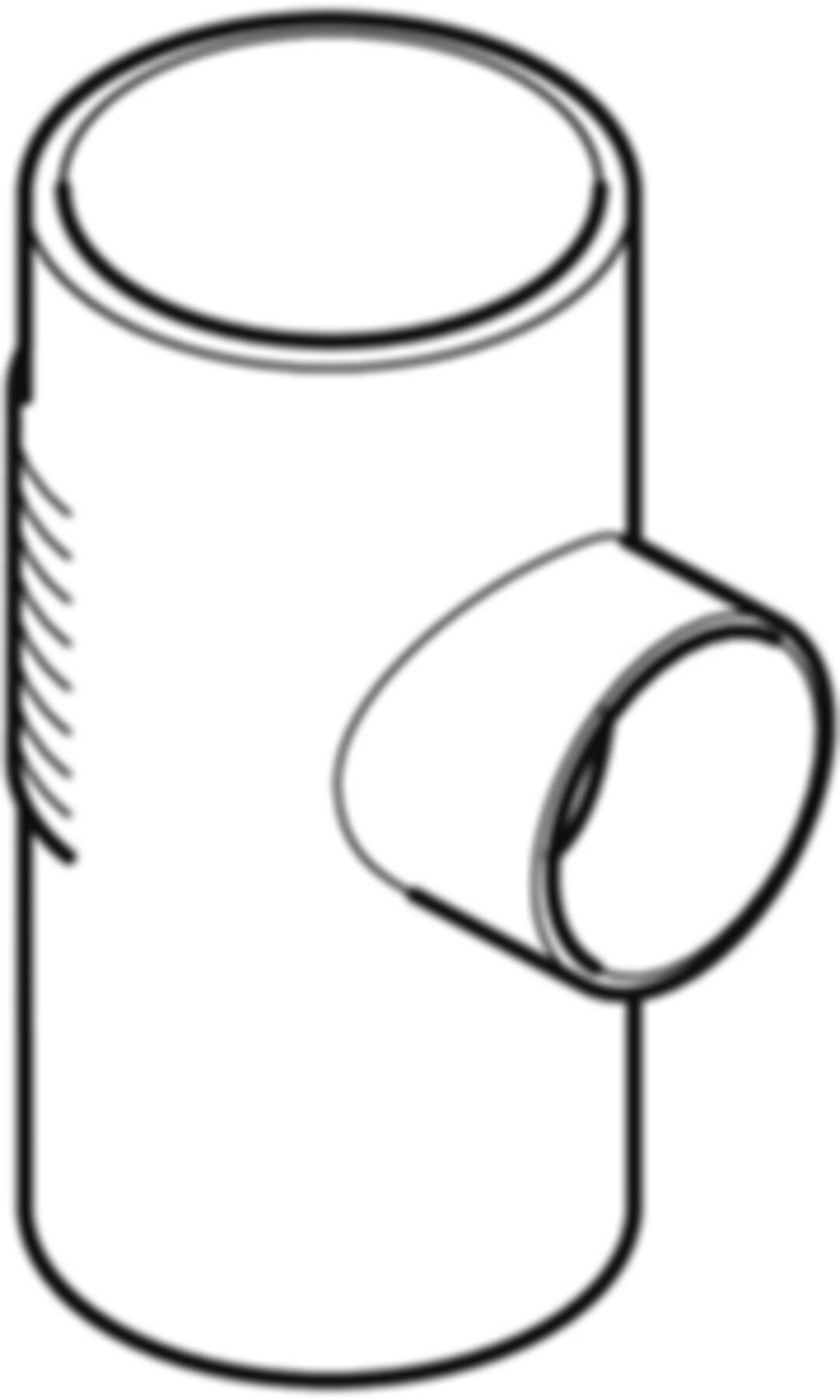 Abzweig 88.5° d160/160mm 315.148.14.1 - Geberit-PE-Silent-Formstücke