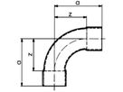 Löt-Bogen 90° 7002 12 mm 767 002 003 - GF Lötfittings