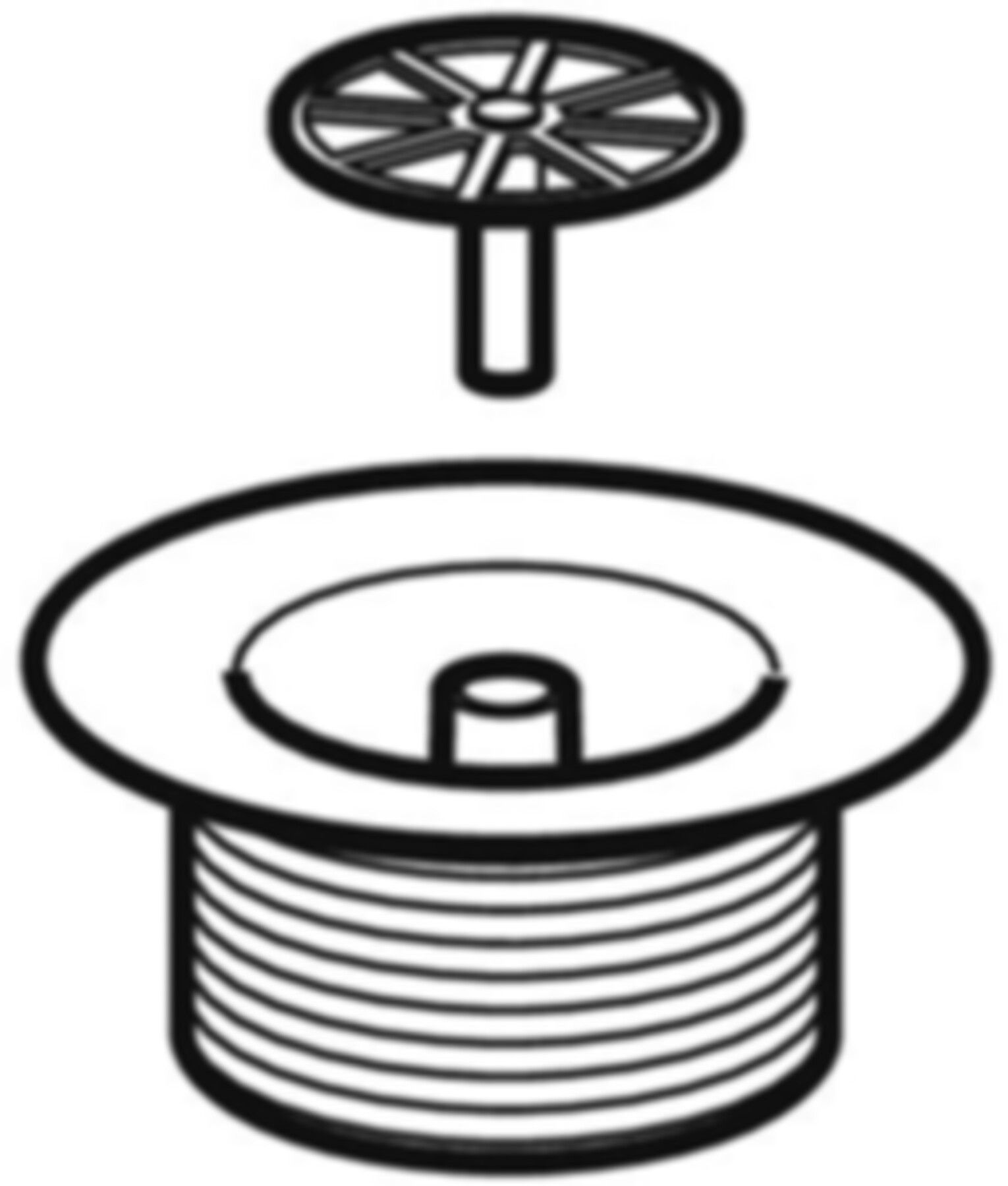 Ablaufventil für Duschwannen glanzverch. 11/2" 152.301.21.1 - Geberit-Sifon + Apparateanschlüsse