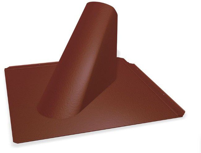 PREFA Einfassungsplatte für Dachraute 44x44 stucco, 04 P.10 Ziegelrot - PREFA Dachsysteme